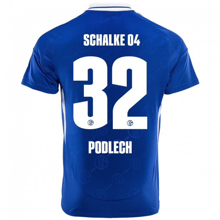 Kandiny Kinder Luca Podlech #32 Königsblau Heimtrikot Trikot 2024/25 T-Shirt