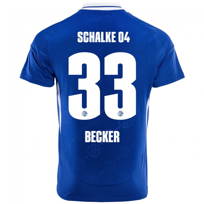 Kandiny Kinder Vitalie Becker #33 Königsblau Heimtrikot Trikot 2024/25 T-Shirt