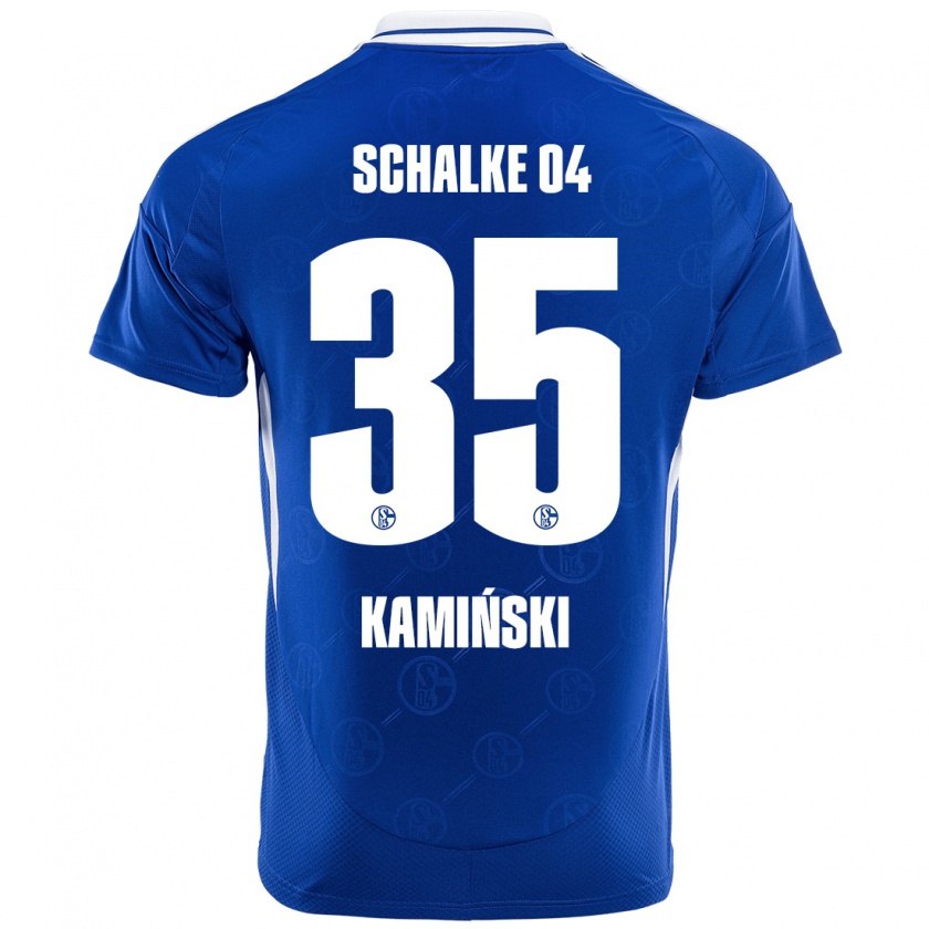 Kandiny Kinder Marcin Kaminski #35 Königsblau Heimtrikot Trikot 2024/25 T-Shirt