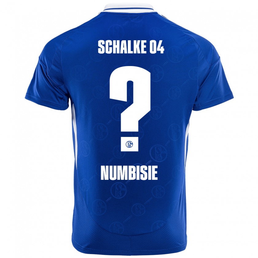 Kandiny Kinder Bruno Numbisie #0 Königsblau Heimtrikot Trikot 2024/25 T-Shirt