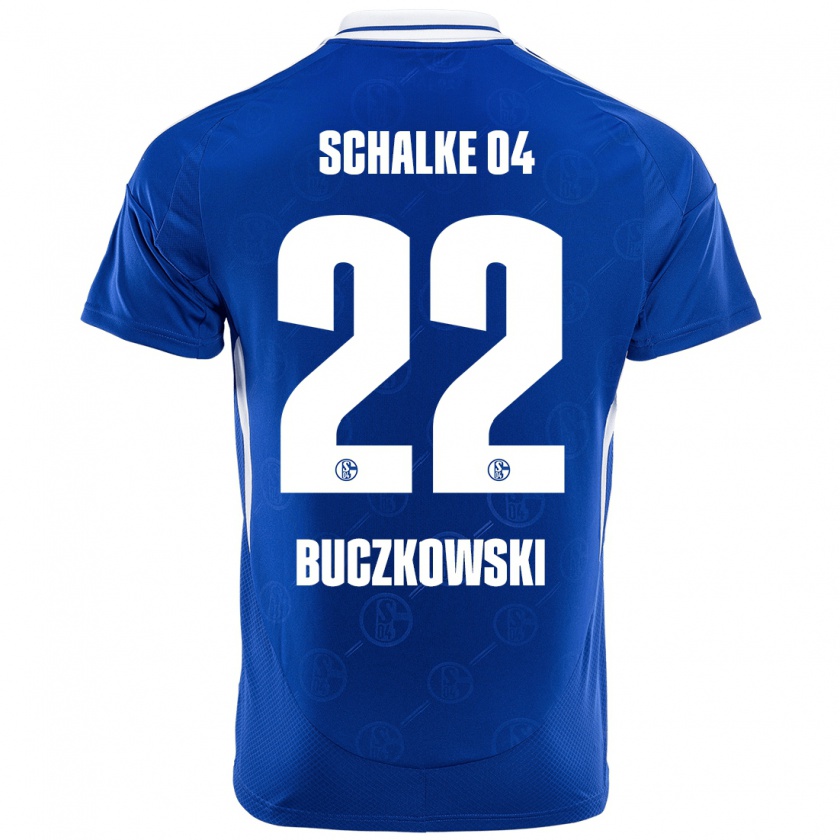 Kandiny Kinder Philip Buczkowski #22 Königsblau Heimtrikot Trikot 2024/25 T-Shirt