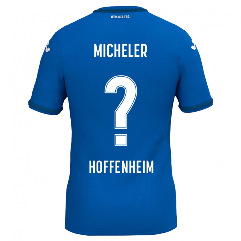 Kandiny Kinder Florian Micheler #0 Königsblau Heimtrikot Trikot 2024/25 T-Shirt