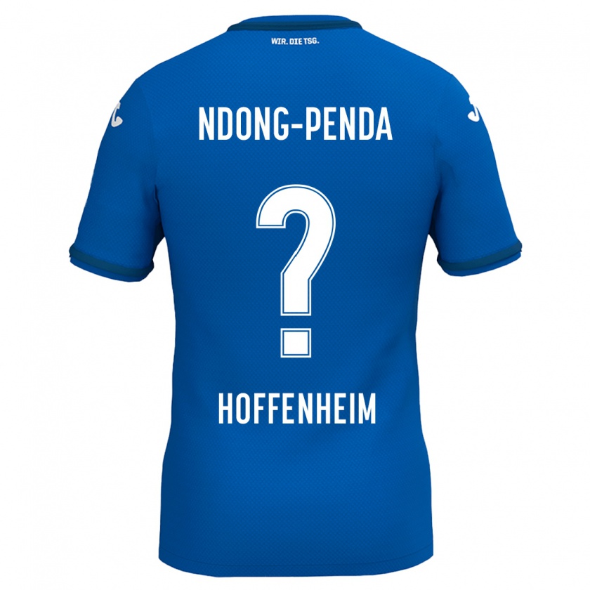 Kandiny Kinder Maxime Ndong-Penda #0 Königsblau Heimtrikot Trikot 2024/25 T-Shirt