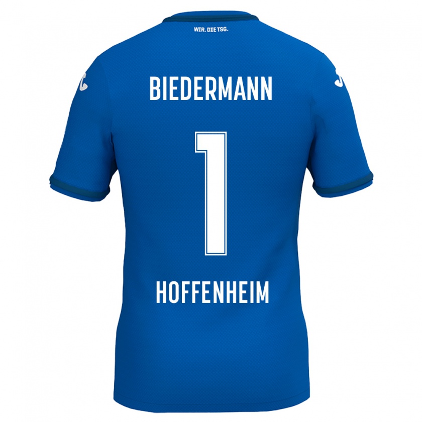 Kandiny Kinder Nico Biedermann #1 Königsblau Heimtrikot Trikot 2024/25 T-Shirt