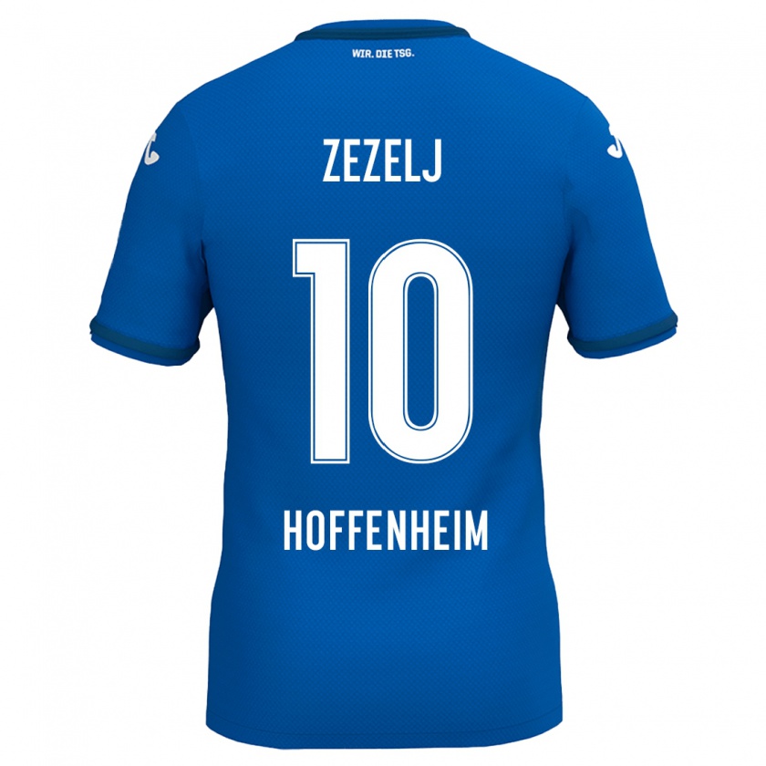 Kandiny Kinder Neno Zezelj #10 Königsblau Heimtrikot Trikot 2024/25 T-Shirt