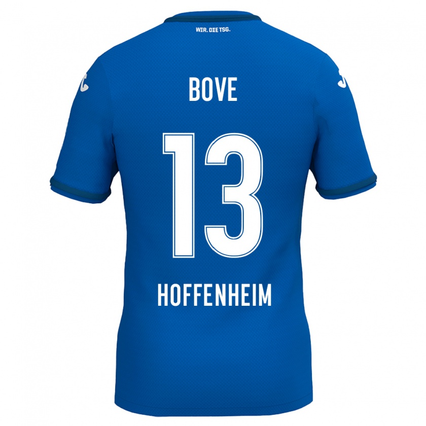 Kandiny Kinder Nevio Bove #13 Königsblau Heimtrikot Trikot 2024/25 T-Shirt