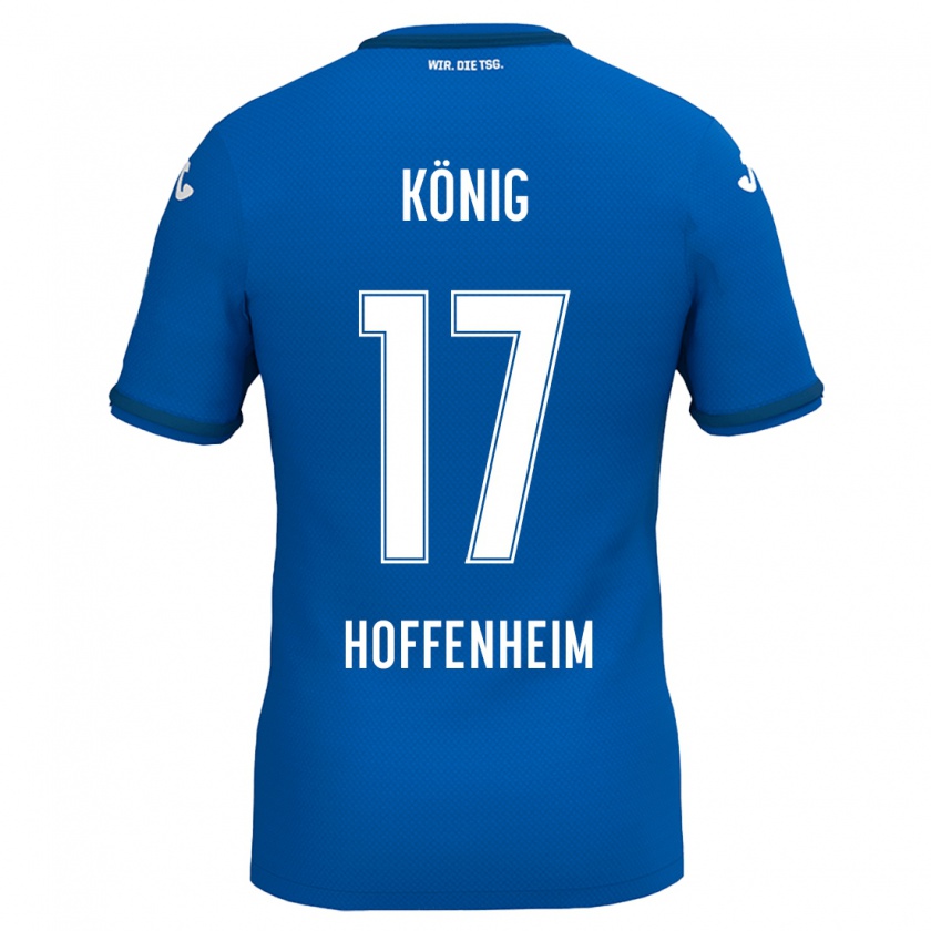 Kandiny Kinder Noah König #17 Königsblau Heimtrikot Trikot 2024/25 T-Shirt