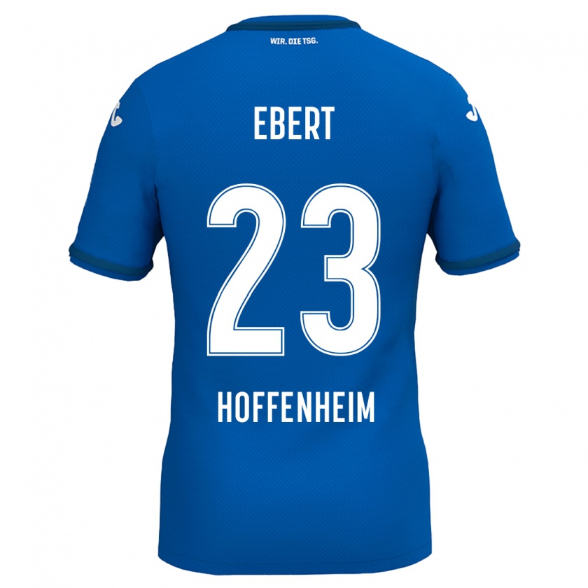 Kandiny Kinder Darijo Ebert #23 Königsblau Heimtrikot Trikot 2024/25 T-Shirt