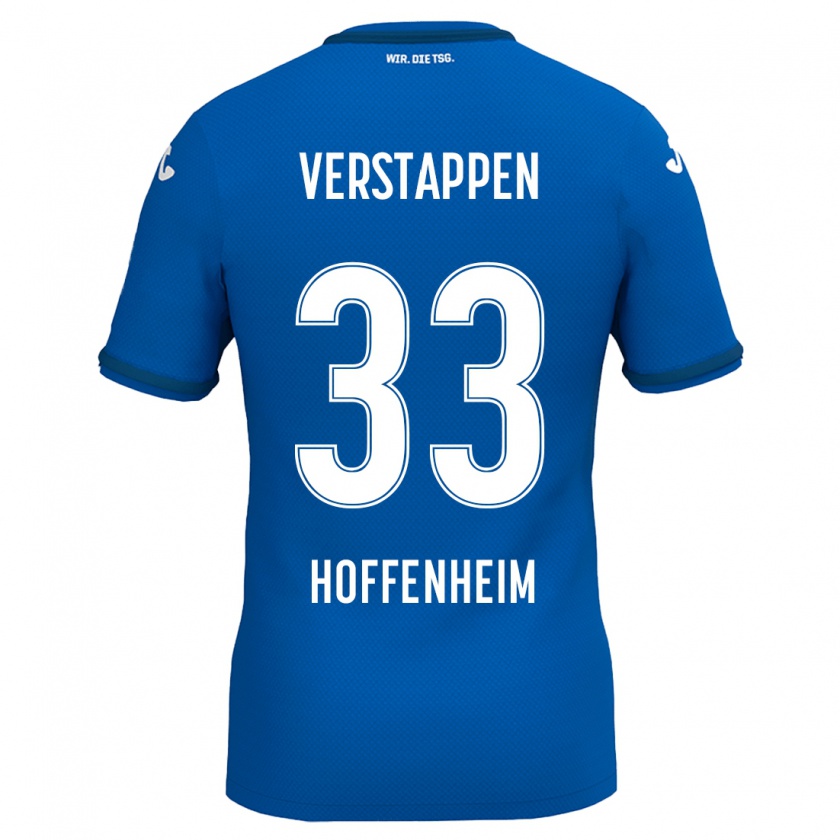 Kandiny Kinder Eric Verstappen #33 Königsblau Heimtrikot Trikot 2024/25 T-Shirt