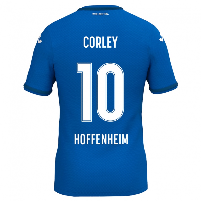 Kandiny Kinder Gia Corley #10 Königsblau Heimtrikot Trikot 2024/25 T-Shirt