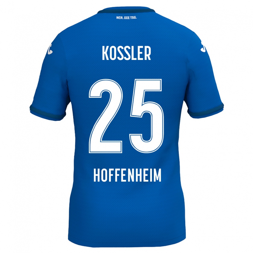 Kandiny Kinder Melissa Kössler #25 Königsblau Heimtrikot Trikot 2024/25 T-Shirt