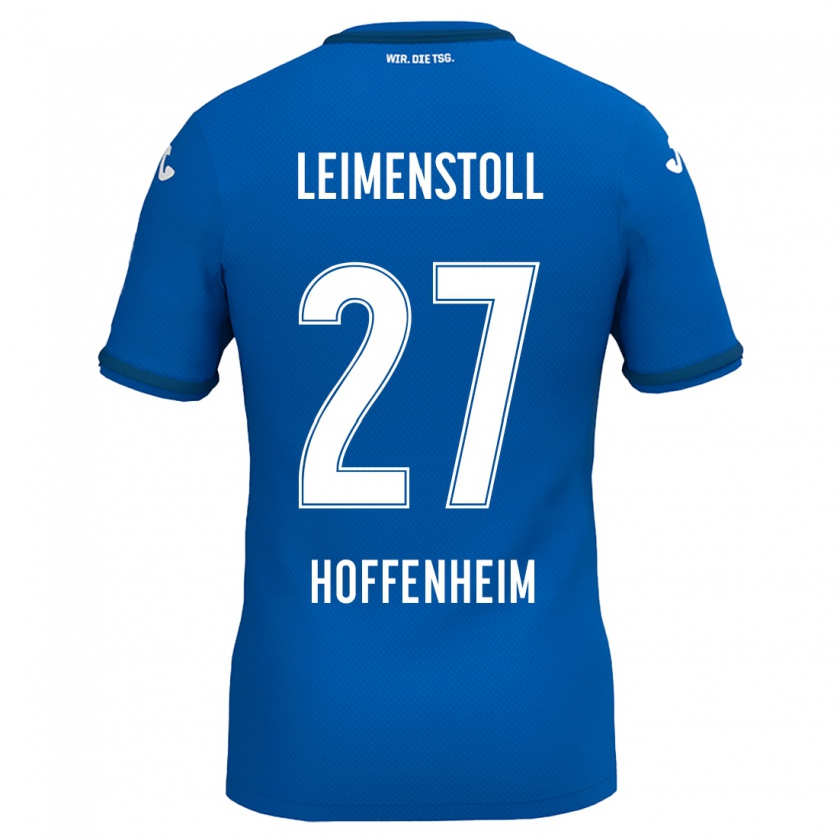 Kandiny Kinder Vanessa Leimenstoll #27 Königsblau Heimtrikot Trikot 2024/25 T-Shirt