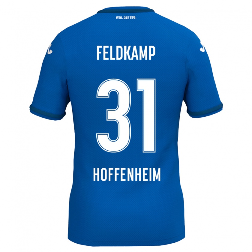 Kandiny Kinder Jana Feldkamp #31 Königsblau Heimtrikot Trikot 2024/25 T-Shirt