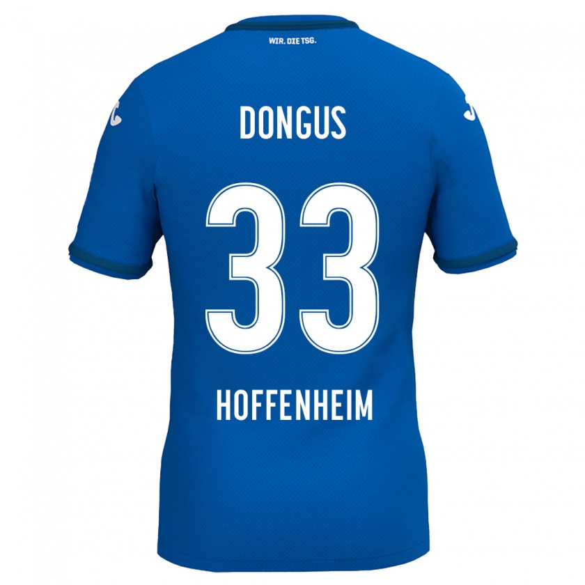 Kandiny Kinder Fabienne Dongus #33 Königsblau Heimtrikot Trikot 2024/25 T-Shirt