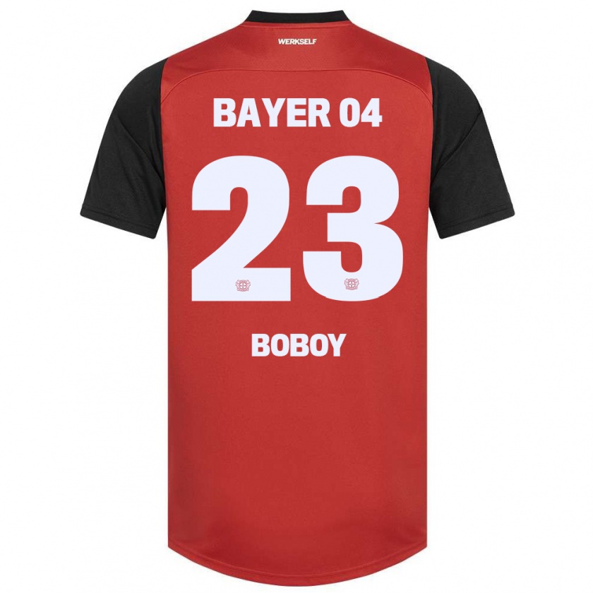 Kandiny Kinder Delice Boboy #23 Rot Schwarz Heimtrikot Trikot 2024/25 T-Shirt