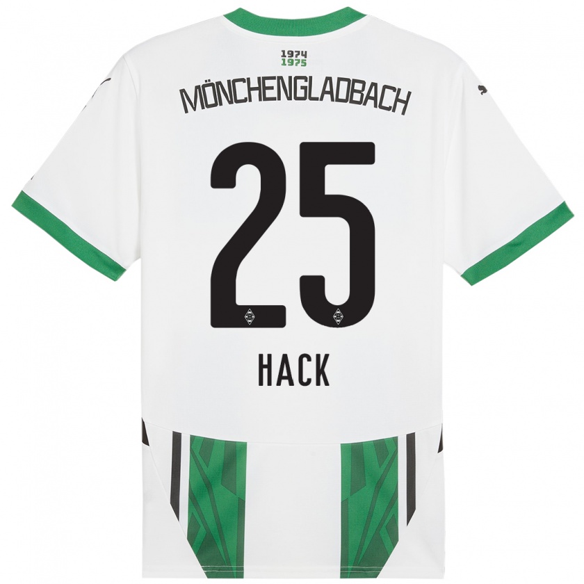 Kandiny Kinder Robin Hack #25 Weiß Grün Heimtrikot Trikot 2024/25 T-Shirt