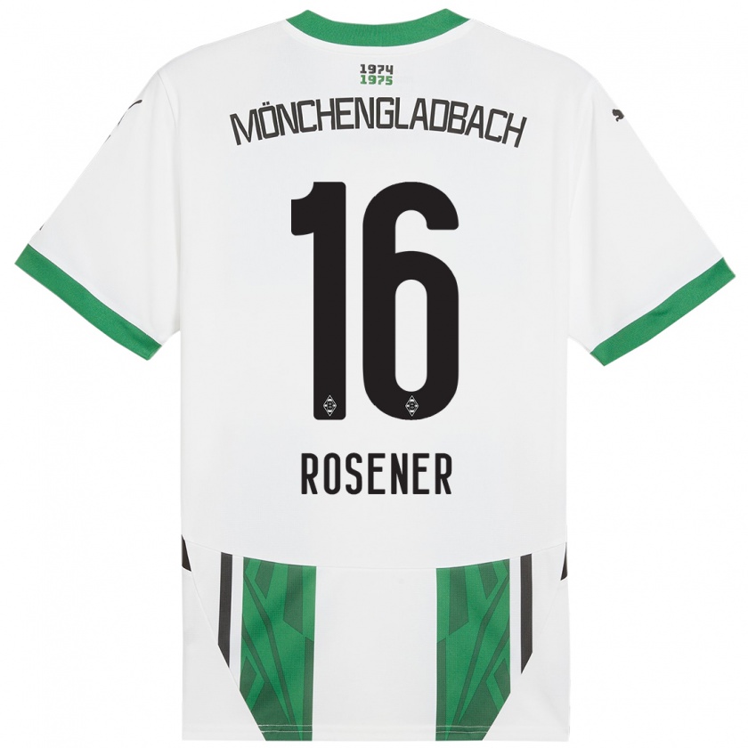 Kandiny Kinder Chiara Rösener #16 Weiß Grün Heimtrikot Trikot 2024/25 T-Shirt