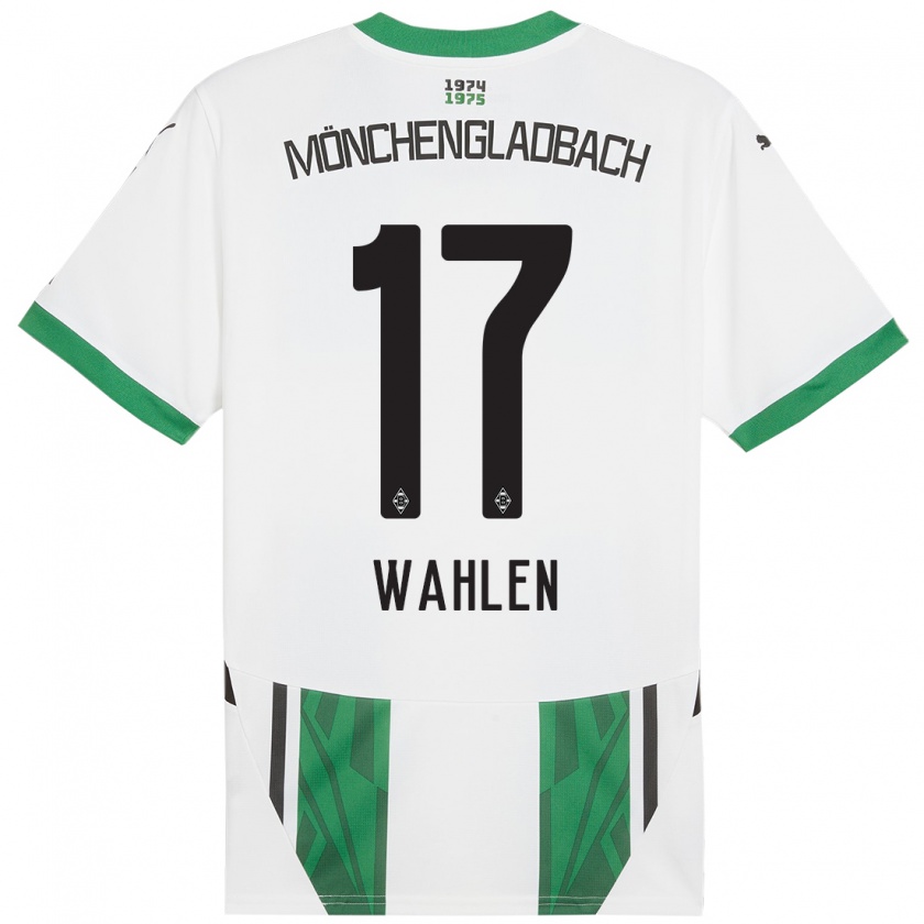 Kandiny Kinder Vanessa Wahlen #17 Weiß Grün Heimtrikot Trikot 2024/25 T-Shirt