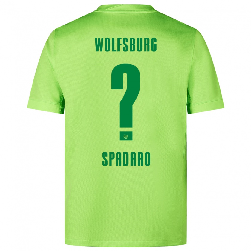 Kandiny Kinder Michele Spadaro #0 Fluoreszierendes Grün Heimtrikot Trikot 2024/25 T-Shirt