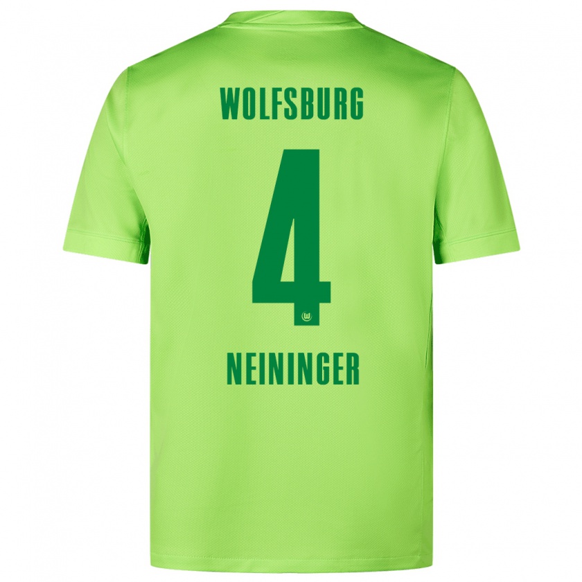 Kandiny Kinder Till Neininger #4 Fluoreszierendes Grün Heimtrikot Trikot 2024/25 T-Shirt