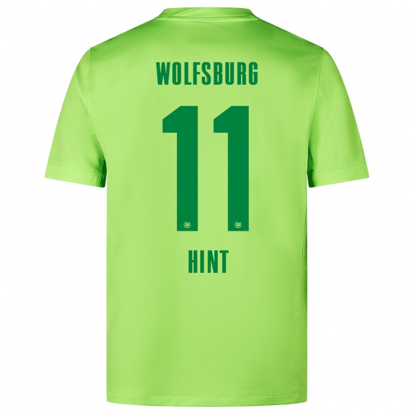 Kandiny Kinder Trevor Hint #11 Fluoreszierendes Grün Heimtrikot Trikot 2024/25 T-Shirt