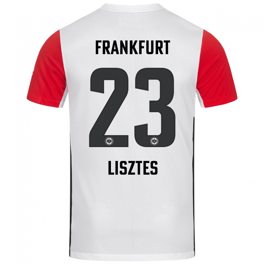 Kandiny Kinder Krisztián Lisztes #23 Weiß Rot Heimtrikot Trikot 2024/25 T-Shirt