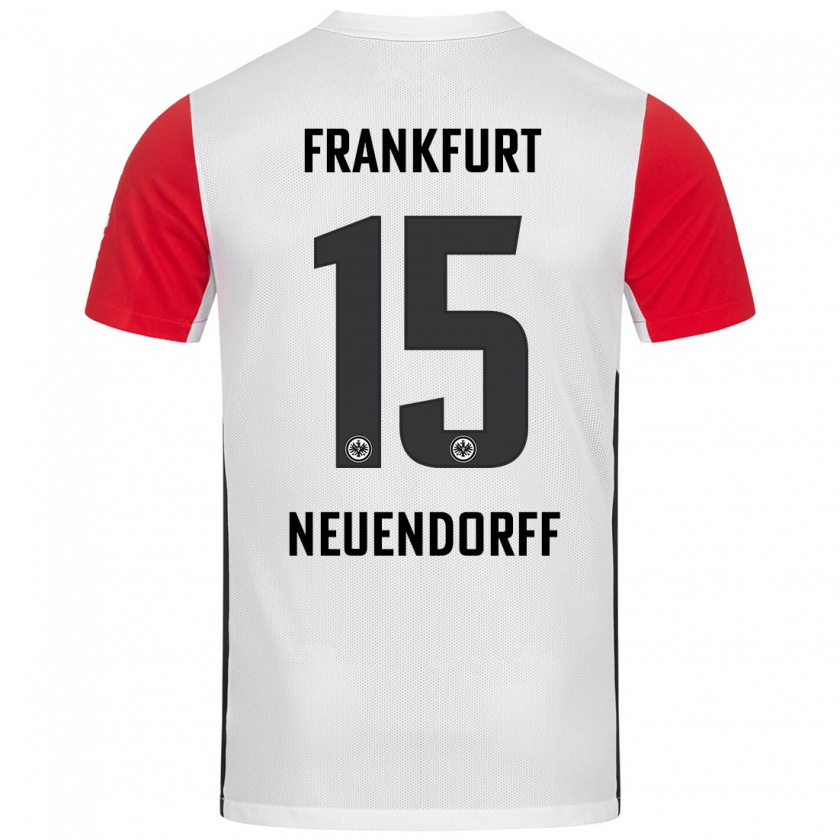 Kandiny Kinder Nilo Neuendorff #15 Weiß Rot Heimtrikot Trikot 2024/25 T-Shirt