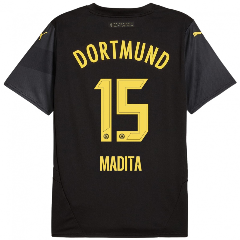 Kandiny Kinder Kohorst Madita #15 Schwarz Gelb Auswärtstrikot Trikot 2024/25 T-Shirt