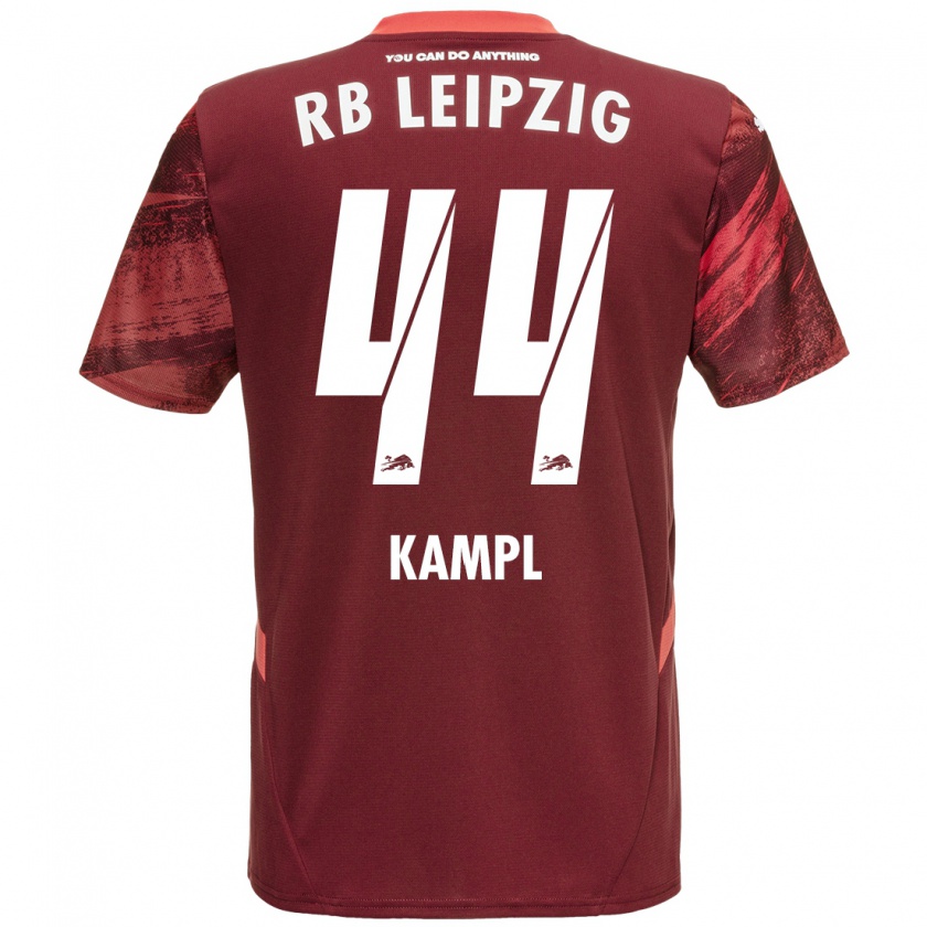 Kandiny Kinder Kevin Kampl #44 Burgunderrot Auswärtstrikot Trikot 2024/25 T-Shirt