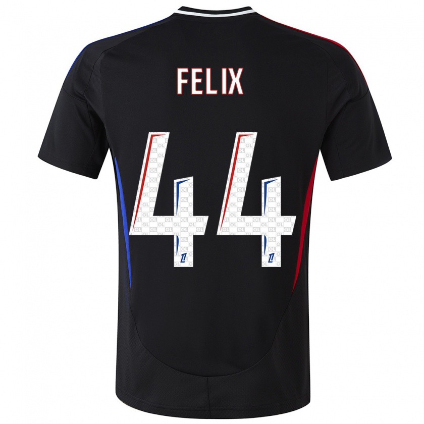 Kandiny Kinder Marley Felix #44 Schwarz Auswärtstrikot Trikot 2024/25 T-Shirt