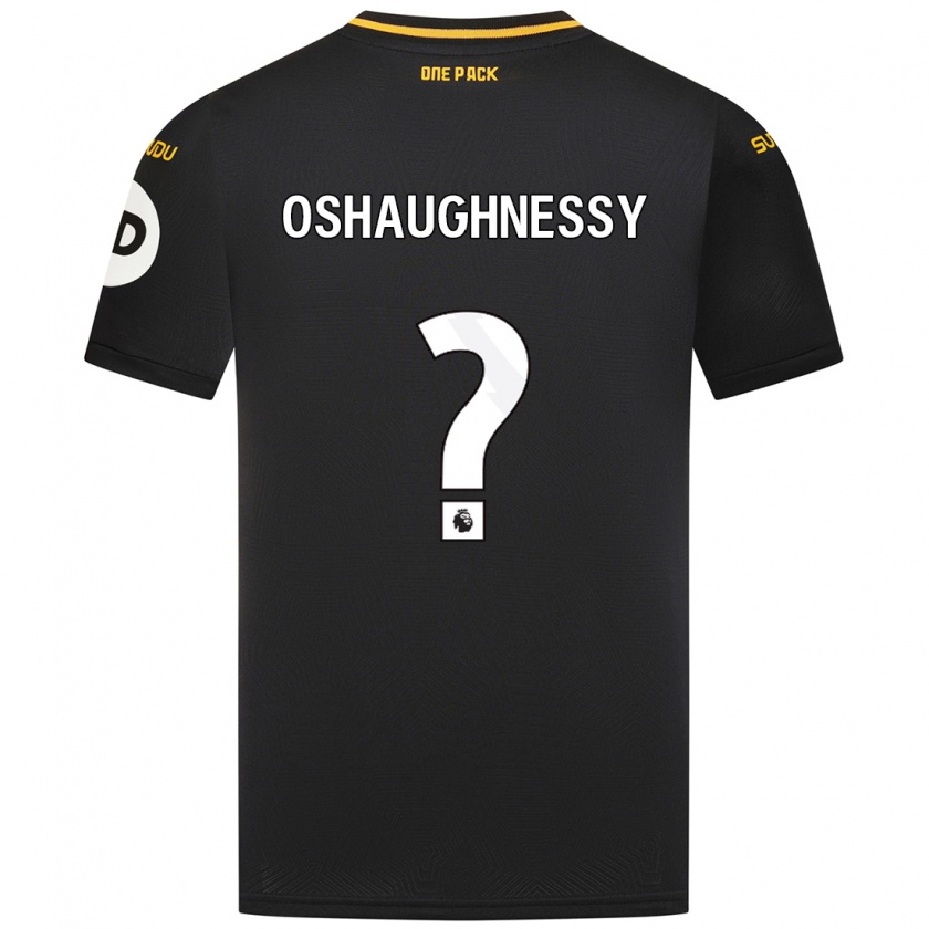 Kandiny Kinder Joe Oshaughnessy #0 Schwarz Auswärtstrikot Trikot 2024/25 T-Shirt