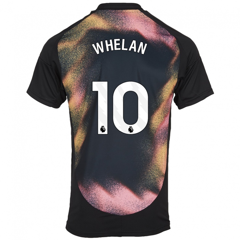 Kandiny Kinder Aileen Whelan #10 Schwarz Weiß Auswärtstrikot Trikot 2024/25 T-Shirt