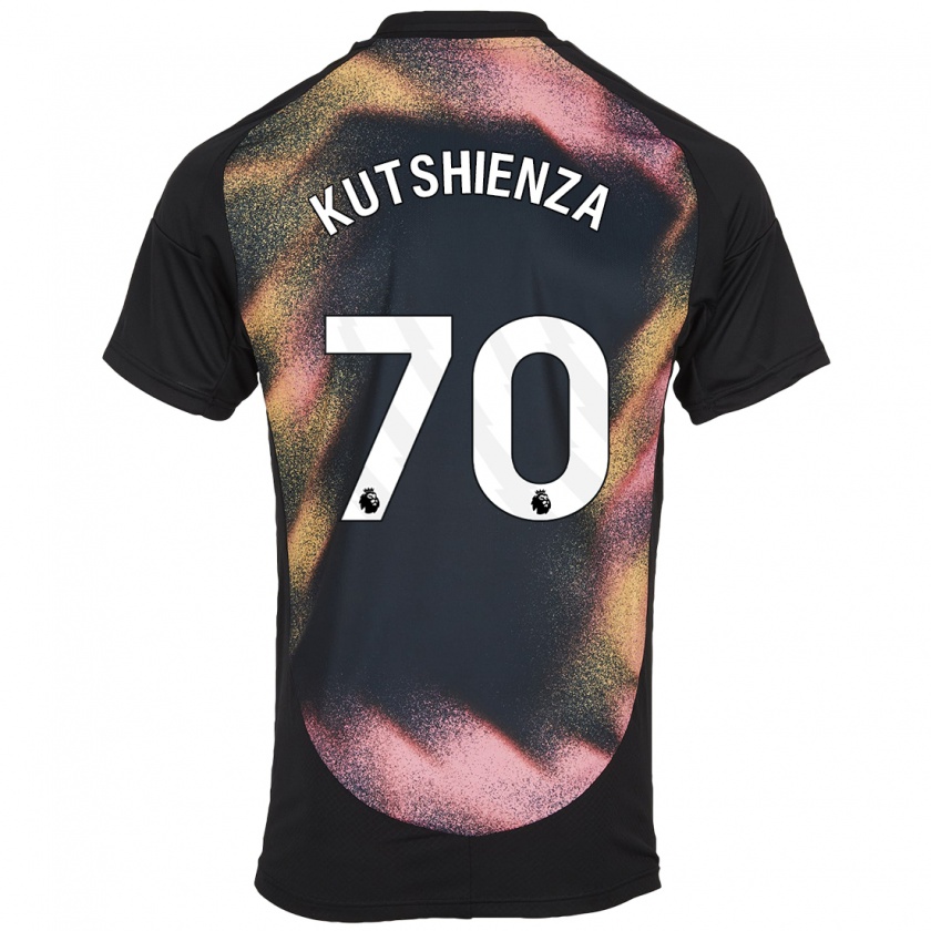 Kandiny Kinder Jesper Kutshienza #70 Schwarz Weiß Auswärtstrikot Trikot 2024/25 T-Shirt