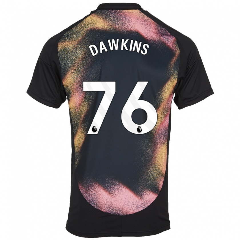 Kandiny Kinder Kartell Dawkins #76 Schwarz Weiß Auswärtstrikot Trikot 2024/25 T-Shirt