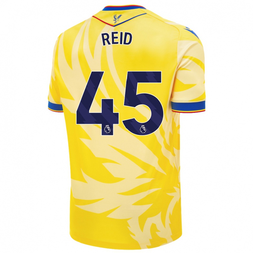 Kandiny Kinder Dylan Reid #45 Gelb Auswärtstrikot Trikot 2024/25 T-Shirt