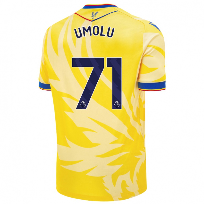 Kandiny Kinder Jemiah Umolu #71 Gelb Auswärtstrikot Trikot 2024/25 T-Shirt