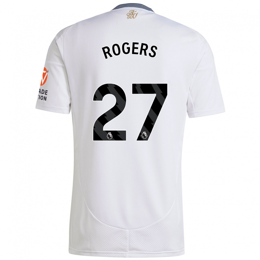 Kandiny Kinder Morgan Rogers #27 Weiß Auswärtstrikot Trikot 2024/25 T-Shirt