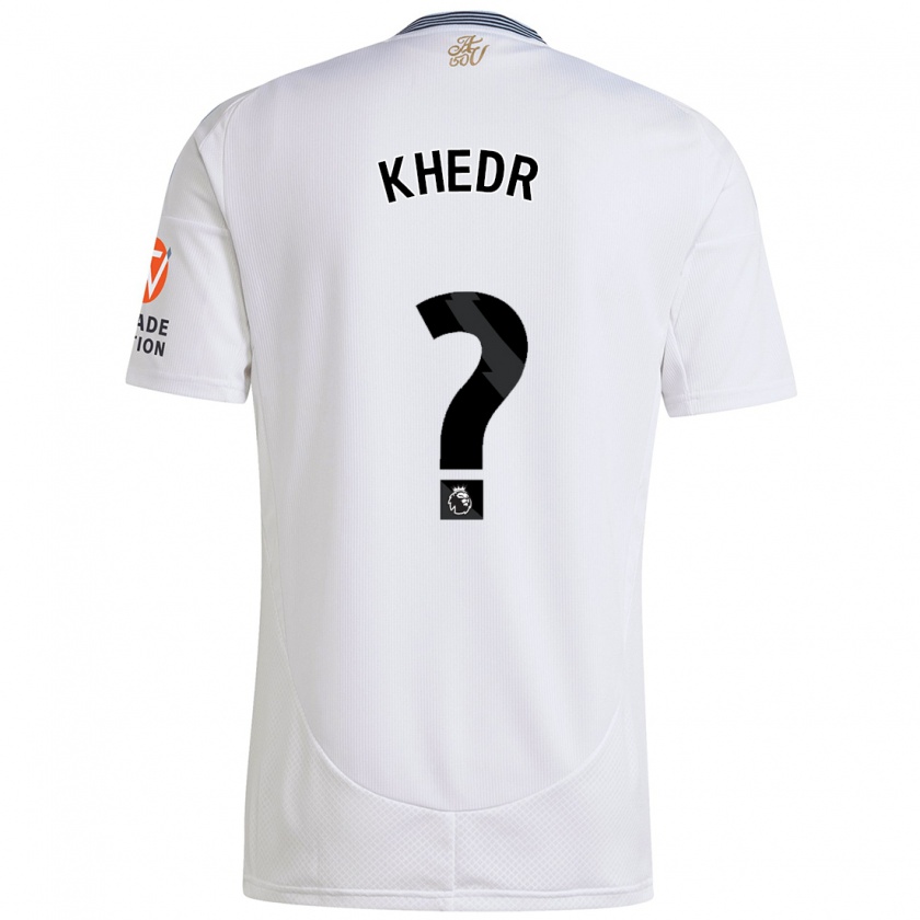 Kandiny Kinder Omar Khedr #0 Weiß Auswärtstrikot Trikot 2024/25 T-Shirt