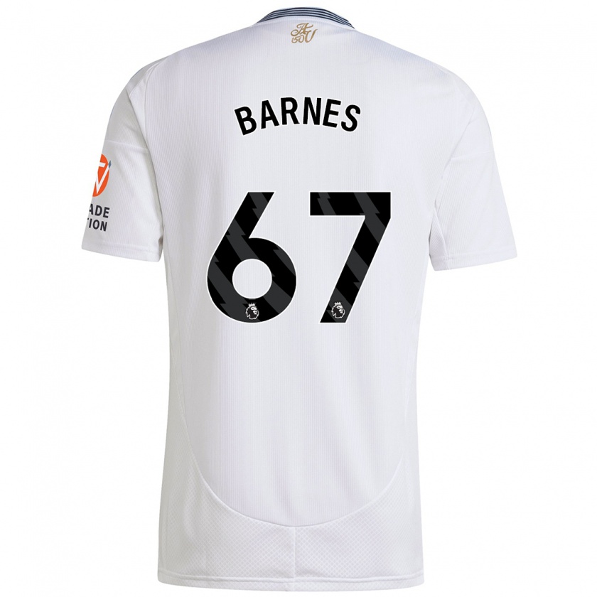 Kandiny Kinder Mikell Barnes #67 Weiß Auswärtstrikot Trikot 2024/25 T-Shirt