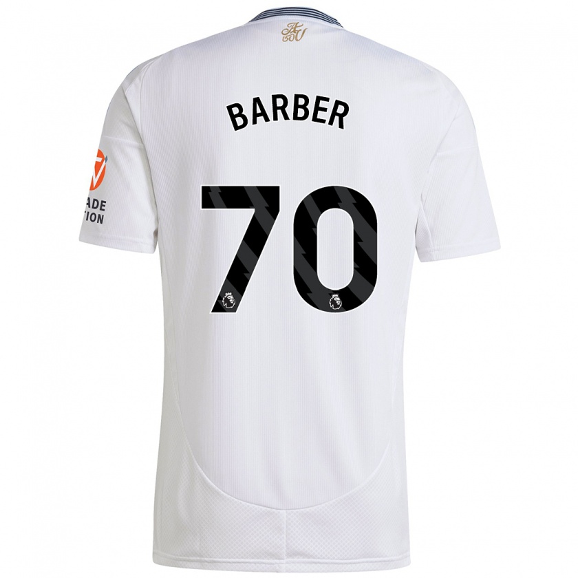 Kandiny Kinder Jayden Barber #70 Weiß Auswärtstrikot Trikot 2024/25 T-Shirt