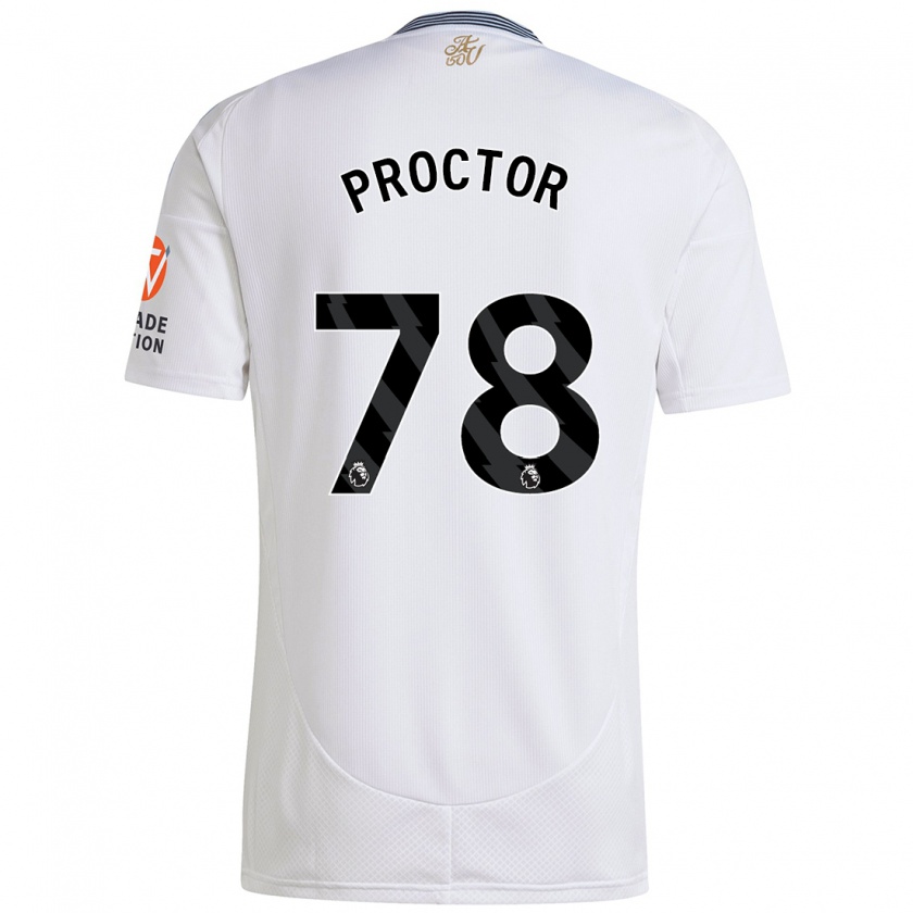 Kandiny Kinder Sam Proctor #78 Weiß Auswärtstrikot Trikot 2024/25 T-Shirt