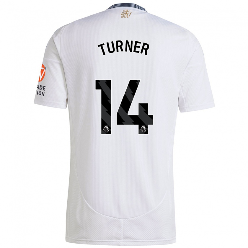 Kandiny Kinder Danielle Turner #14 Weiß Auswärtstrikot Trikot 2024/25 T-Shirt