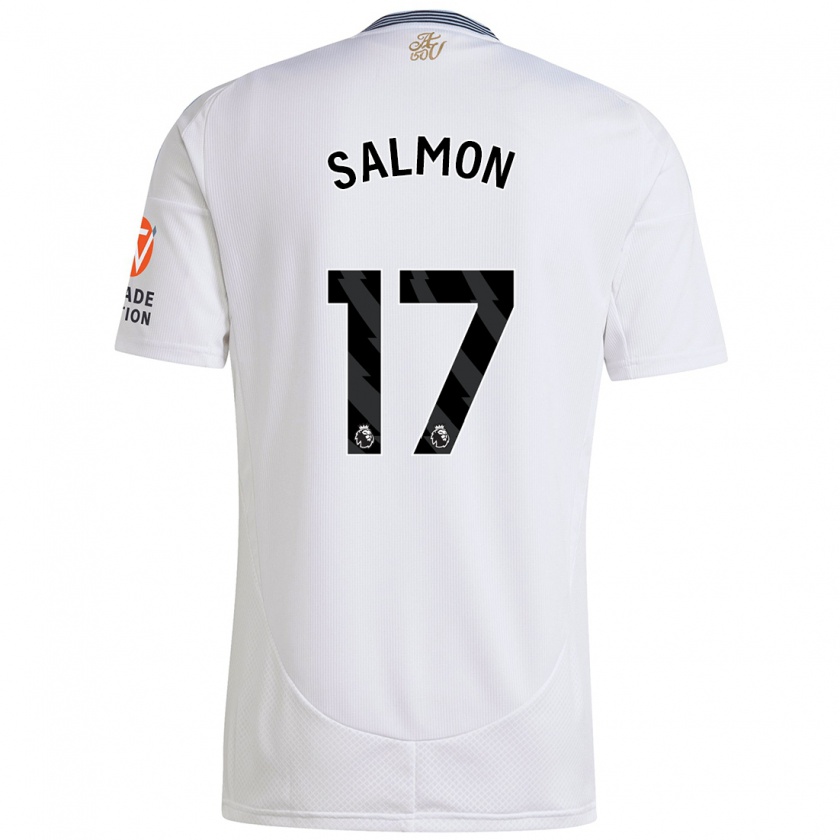 Kandiny Kinder Ebony Salmon #17 Weiß Auswärtstrikot Trikot 2024/25 T-Shirt