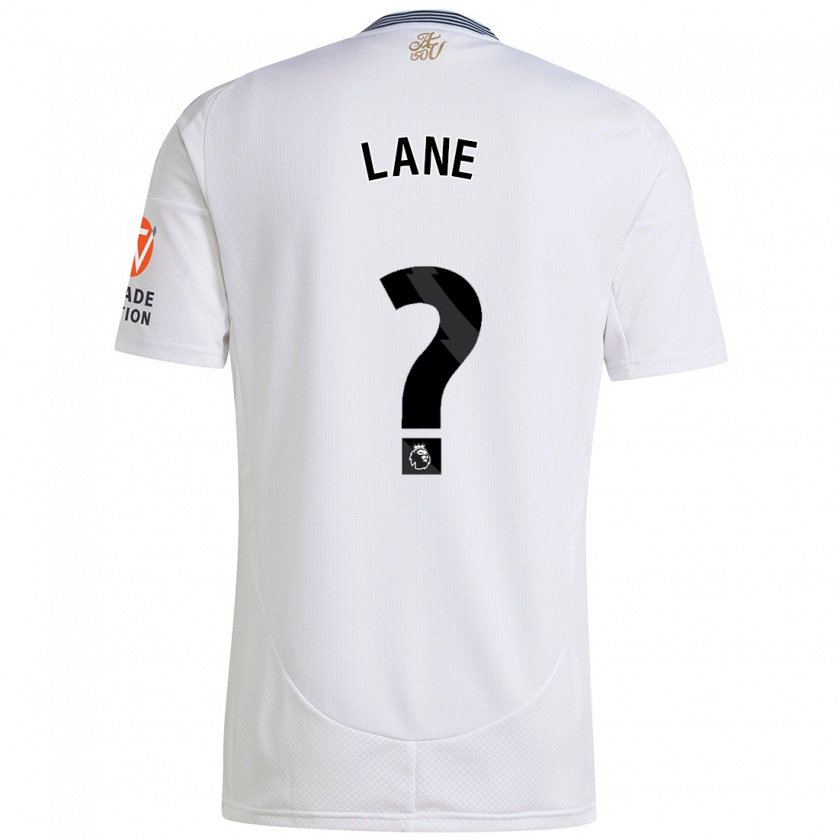 Kandiny Kinder Josh Lane #0 Weiß Auswärtstrikot Trikot 2024/25 T-Shirt