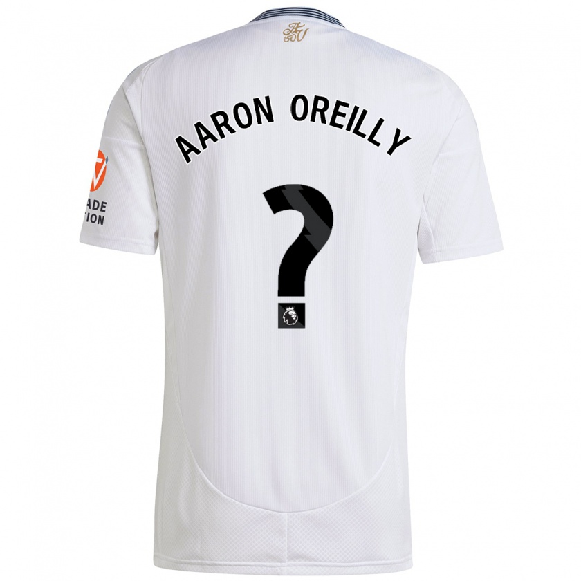 Kandiny Kinder Aaron Oreilly #0 Weiß Auswärtstrikot Trikot 2024/25 T-Shirt