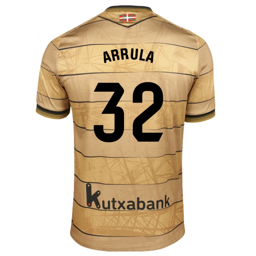 Kandiny Kinder Julia Arrula #32 Braun Auswärtstrikot Trikot 2024/25 T-Shirt