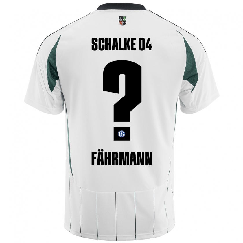 Kandiny Kinder Ralf Fährmann #0 Weiß Grün Auswärtstrikot Trikot 2024/25 T-Shirt