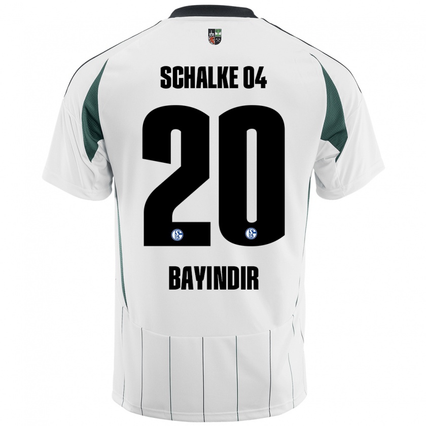 Kandiny Kinder Aris Bayindir #20 Weiß Grün Auswärtstrikot Trikot 2024/25 T-Shirt