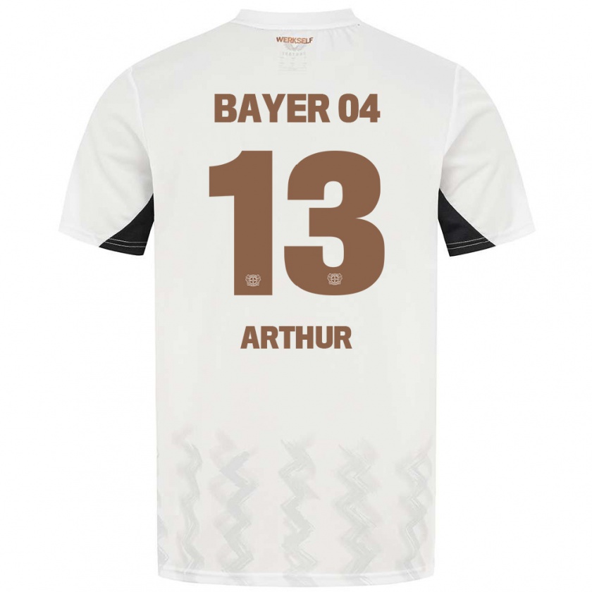 Kandiny Kinder Arthur #13 Weiß Schwarz Auswärtstrikot Trikot 2024/25 T-Shirt