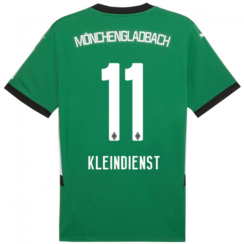 Kandiny Kinder Tim Kleindienst #11 Grün Weiß Auswärtstrikot Trikot 2024/25 T-Shirt